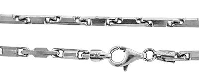 925 Sterlingsilber Heshe Pfeil Kugel Glied 2,75 mm Kette Halskette 20 Zoll lang