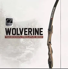 NEW Bear Archery Wolverine Recurve Bow Takedown 62" 29 LBS RH GREAT TARGET BOW