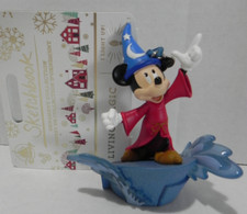 Disney SORCERER MICKEY MOUSE Sketchbook Ornament Living Magic 2019 Light-Up