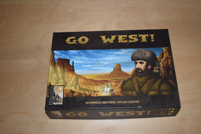 Go West von Phalanx Games - Ein pfiffiges Brettspiel - Sehr Gut erhalten!