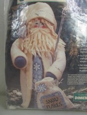 VTG Bottle Buddies Santa Jack Frost Dimensions 1996 Christmas craft project kit