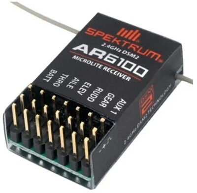 Spektrum AR6100 DSM2 2,4 GHz 6 Kanal Ersatz Microlite Empfänger Neu UK