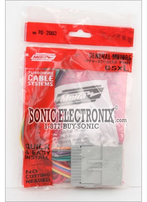 Arnés de cableado estéreo/radio para automóvil Metra 70-2003 para Select 1998-2006 GM/Kia/Toyota Foto 3 de 3