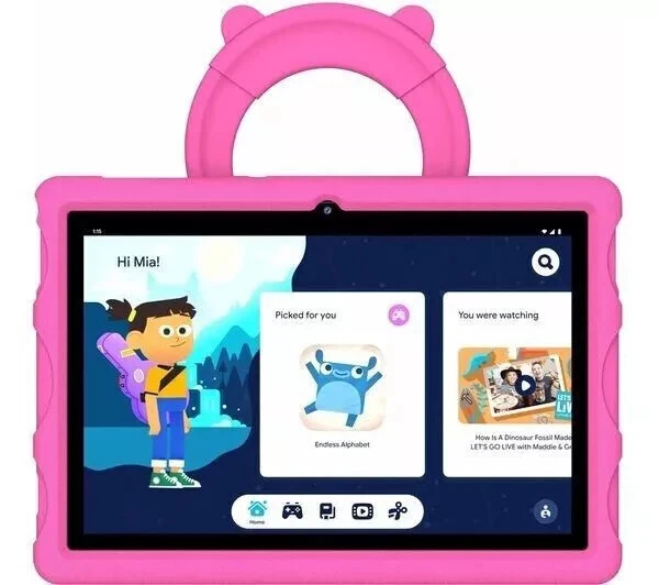 Acer 10.1" 32GB Kids Tablet Android 13 - Bundled w/ Pink Bumper Case 993 - Image 2 of 3