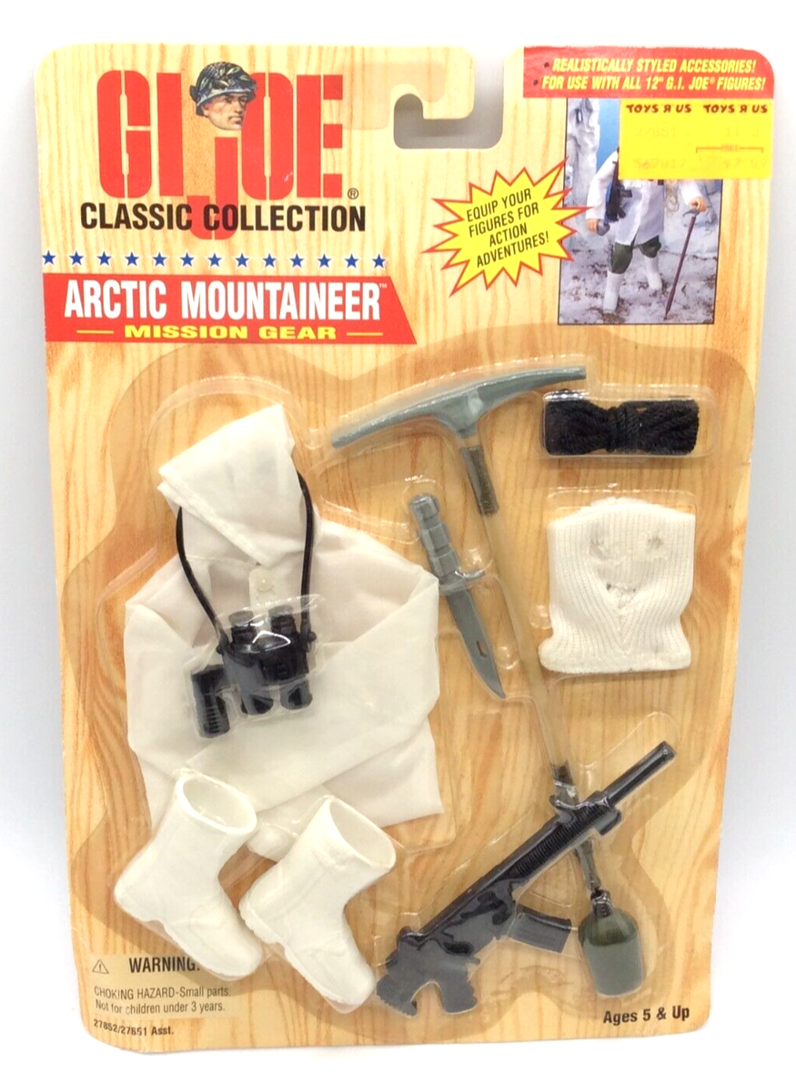 G.I. Joe Classic Collection ARCTIC MOUNTAINEER MISSION GEAR for 1