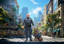 K9 Officer and Resin 3d printed, Unpainted, P...