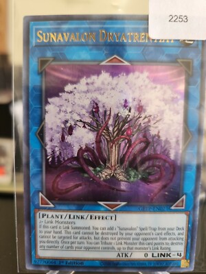 Yugioh! Sunavalon Dryatrentiay - GFTP-EN021 - Ultra Rare - 1st Edition Near  Mint