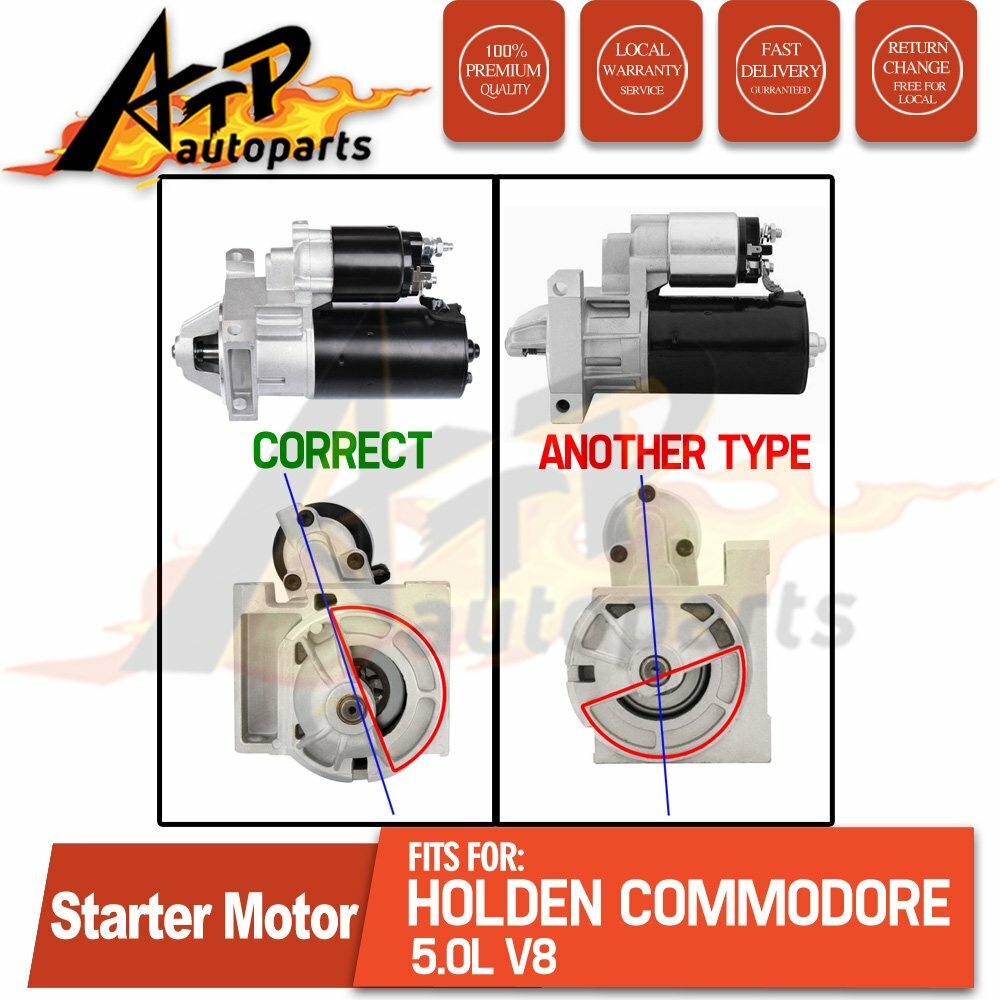 Starter Motor For Holden Commodore 5.0L V8 (304) LB9 VS VT VR VB VC | eBay