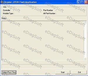Chrysler j2534 flash application