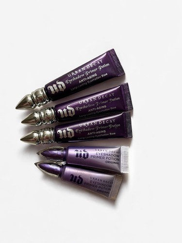 Urban Decay Eyeshadow Primer Potion mini Original Anti-Aging Bundle Lot of 5 New