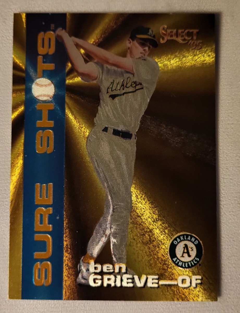 1995 Select Sure Shots Ben Grieve #SS1 Rookie RC Gold Card | eBay