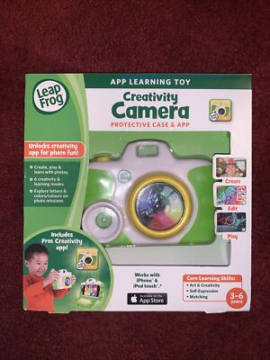 LeapFrog Creativity Camera with App and Protective Case-BRAND NEW & SEALED!