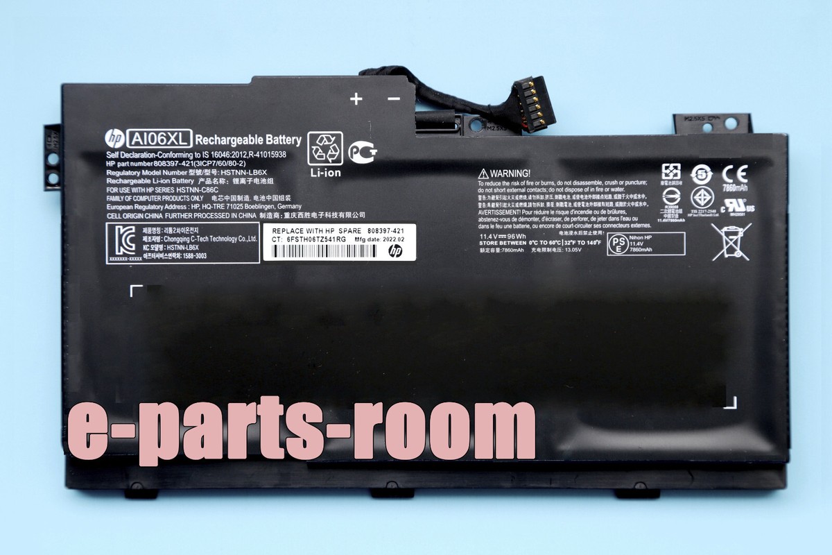 NEW Genuine AI06XL Battery for HP ZBook 17 G3 808451-001 HSTNN