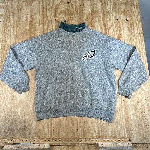 Vintage 90's Philadelphia Eagles Majestic Turtle Neck Sweatshirt NFL
