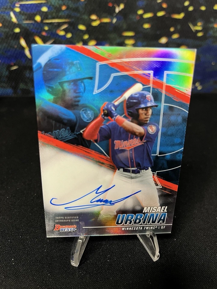 2021 Bowman's Best #B21-MU Misael Urbina Auto RC Card TCCCX - Image 2 of 3
