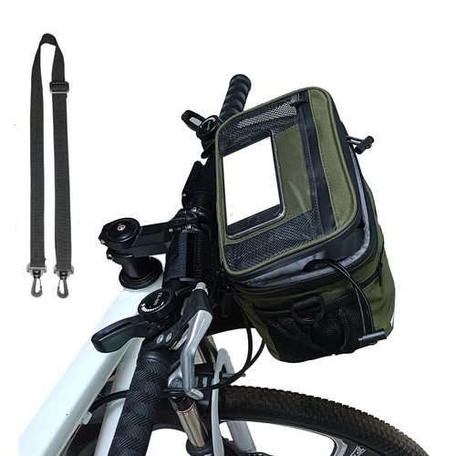 Bicycle Handlebar Bag Cycling Phone Holder Mount Front Bag Bike coolerInsulation - Picture 4 of 36