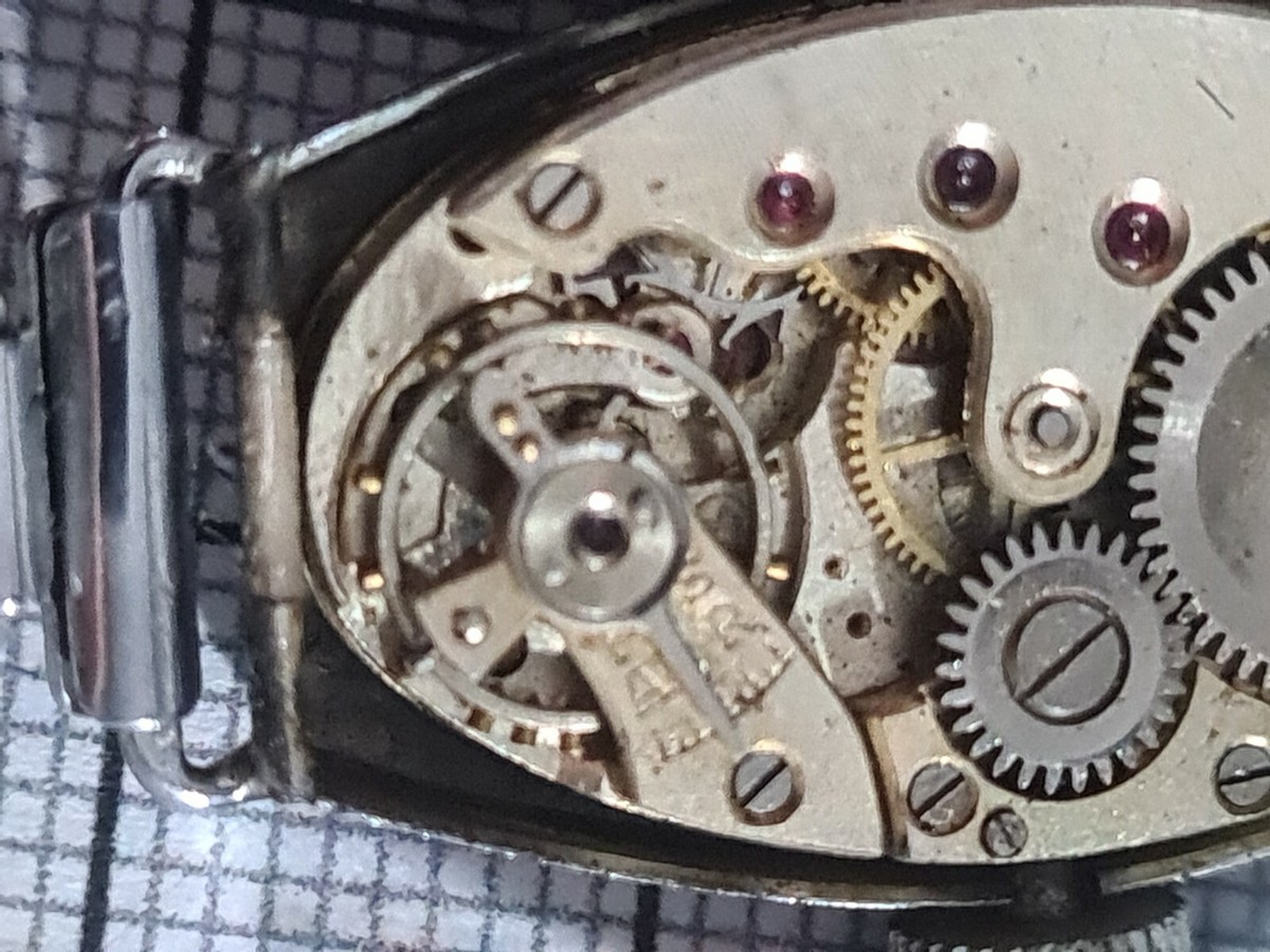 Montre Femme JUDEX Art Déco - Mécanique Manuelle, Boîtier Argenté, Ne Fonctionne Pas (balancier Libre)