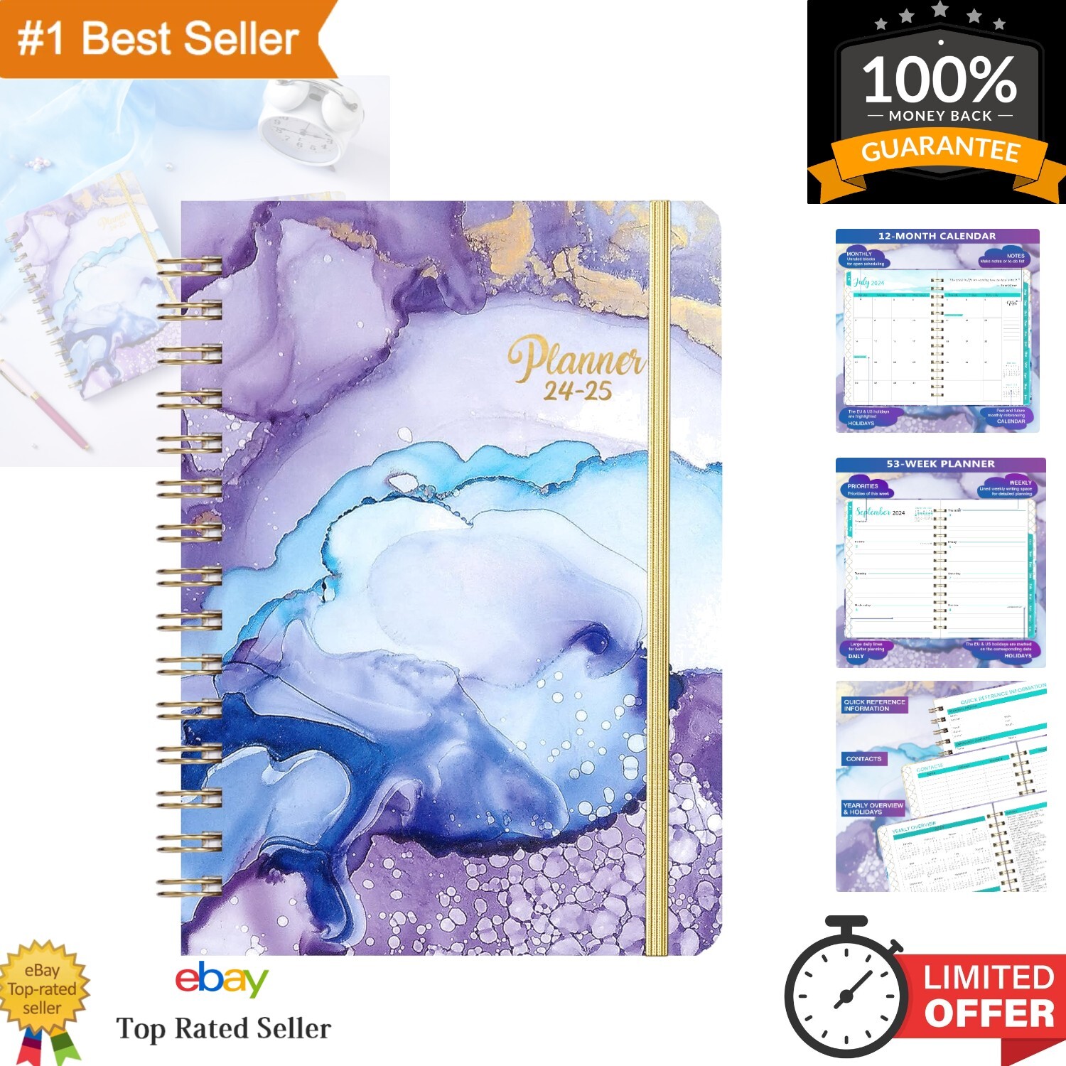 Planner 2024-2025 - Academic Planner 2024-2025, JUL 2024 - JUN 2025, 6.4