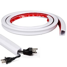 Mini Cable Trunking Cable Cover Single Cable Tidy Self Adhesive Tape Cable Duct