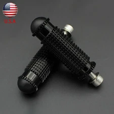 RearSet Footrests Footpegs Foot Pegs For Universal Motorcycle Aluminum Black USA
