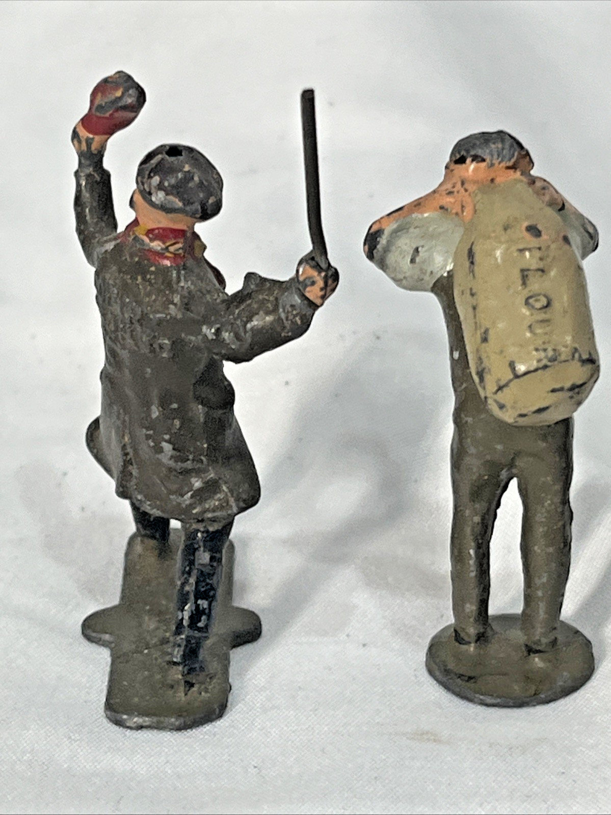 13 Piece Figures Vintage John Hill Co Lot Miller  Milkmaid Drover Hobo England