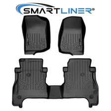 SMARTLINER Custom Fit Floor Mats 2 Row Liner Set OEM 2020-2025 Jeep Gladiator