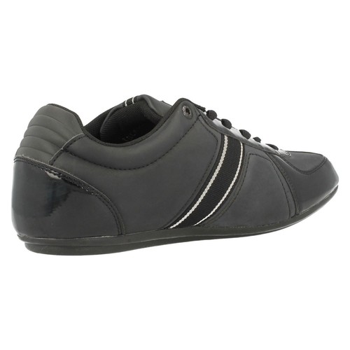 Saldi Uomo Nicholas Deakins Jacksonville Similpelle Nera Stringate Trainer - Foto 8 di 8