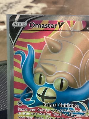 omastar v pokemon card price Amazon.com: Omastar V 174/195- Silver Tempest - Full Art -Pokemon Ultra  Rare Card main image 1
