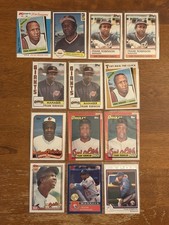 FRANK ROBINSON - 13 card lot - 1982-2003 - Reds, Orioles, Giants, Expos