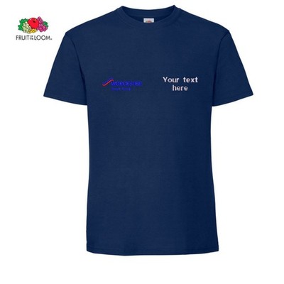 Worcester Bosch Tshirt Klempner bestickt mit Firmenname Text Name