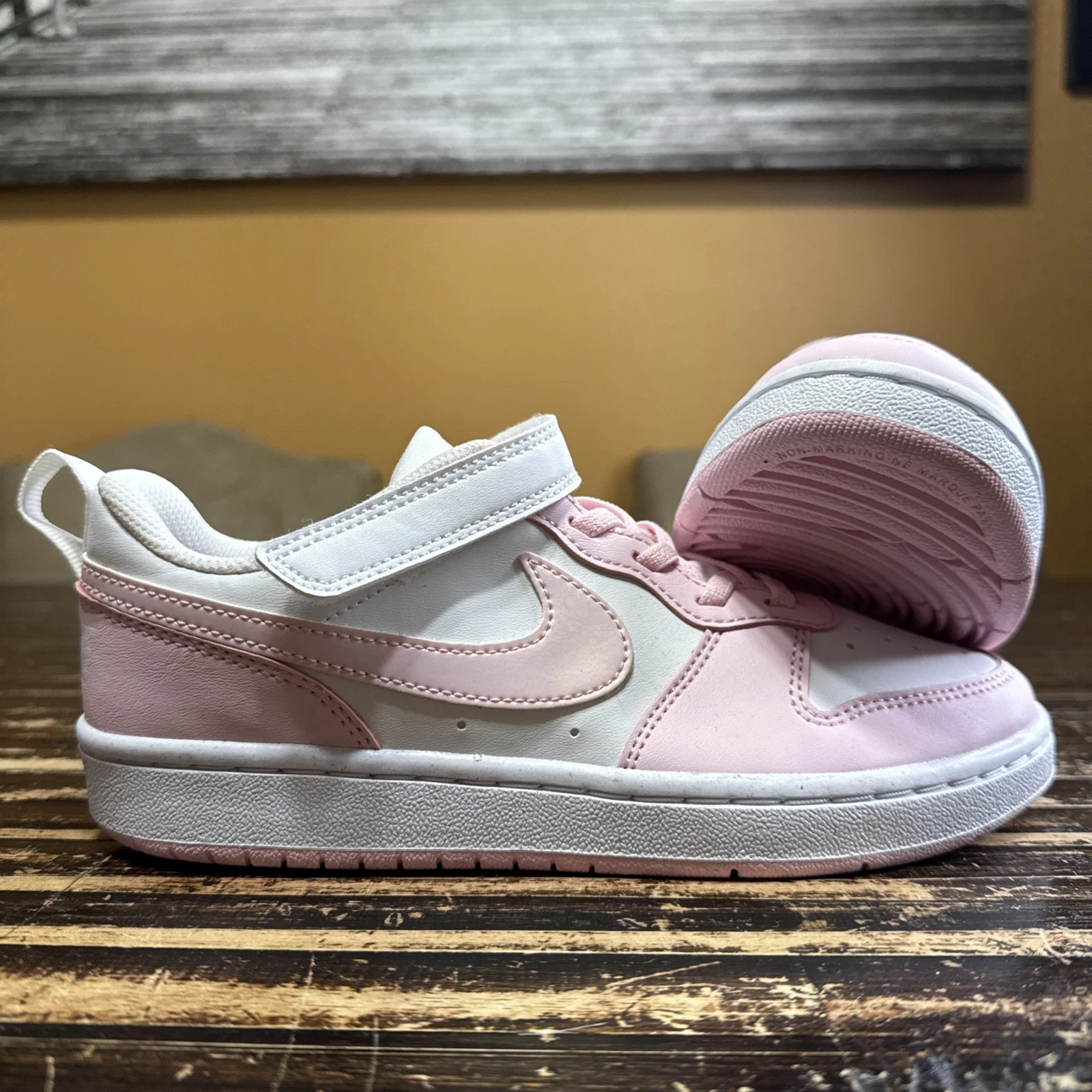 Nike Court Girls Legacy rosa bianco taglia US 3Y nuove senza scatola