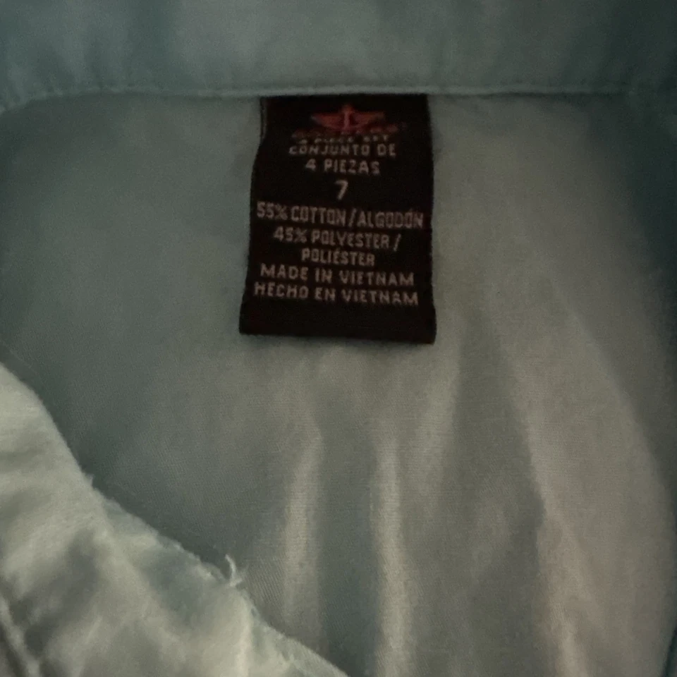 Dockers JUVENTUD NIÑOS TALLA PEQUEÑA 7 Manga Larga Con Botones Verde Espuma de Mar  Foto 3 de 4