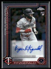 2025 Topps Chrome Update #AC-RF Ryan Fitzgerald Chrome Update Autographs