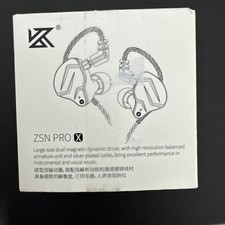 Linsoul KZ ZSN Pro X Dual Driver 1BA+1DD Hybrid Metal HiFi in Ear Monitor NO/MIC
