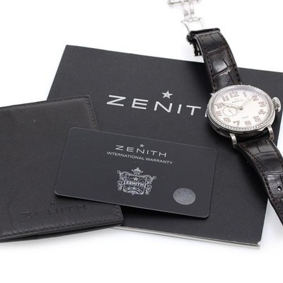 Zenith Heritage Pilot Type 20 16.1930.681 40mm SS Silver Dial Watch #C5041
