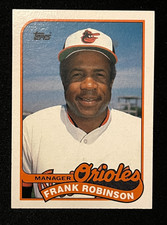 1989 Topps Team Checklist Frank Robinson #774 Baltimore Orioles
