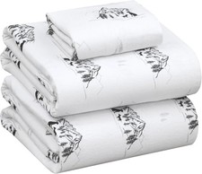Flannel Sheets Twin Size 100 Cotton Double Brushed Twin Sheets Set Deep Pockets