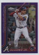 2025 Topps Chrome Purple Refractor 117/250 Nacho Alvarez Jr #75 06l3