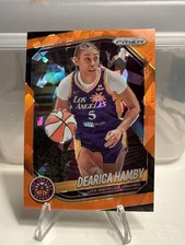 2025 Panini Prizm WNBA - Dearica Hamby #39 Orange Ice Prizm