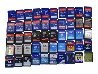 Konvolut von 50 SD Speicherkarten Karten von 2GB 16GB ⭐ used⭐