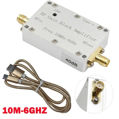 1PC 40dB 10M-6GHz RF Amplifier High Gain Driver Receiving Amplifier Receiver USA
