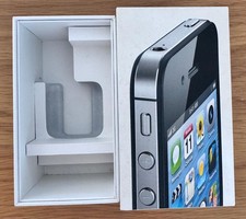 Apple iPhone 4S Black 16GB EMPTY BOX ONLY READ Description
