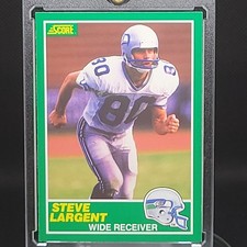 1989 Score Steve Largent #225 Seattle Seahawks NFL Football Base Set Card