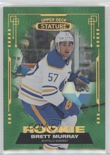 2021-22 Upper Deck Stature Rookies Green Photo Variant /66 Brett Murray #107 av1