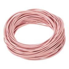 11 Yards 1.5mm Round Leather Cord Lacing String for DIY Crafts Pink