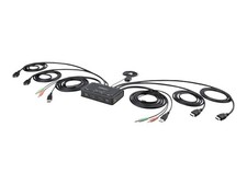 StarTech 2-Port Dual-Monitor HDMI Cable KVM Switch c2dh46ua2cblkvm