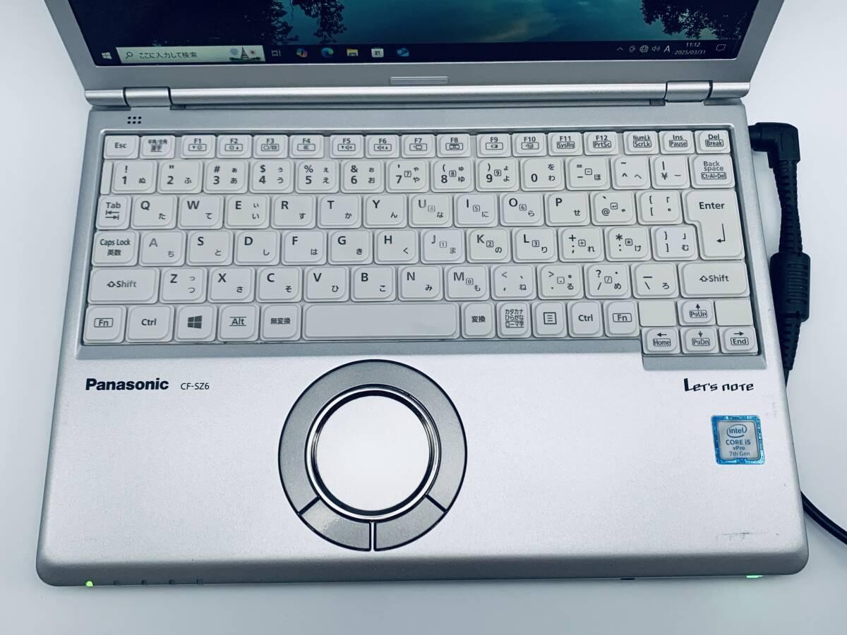 Panasonic Let's Note SZ6 CF-SZ6 i5-7300U 8GB RAM 256GB SSD Laptop