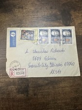 1981 Poland Registered Airmail Cover to USA Rowland Hill Warszawa Postal