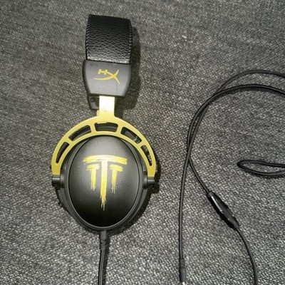 HyperX limited edition TimTheTatman Black/Gold Wired Over-Ear Headset, Headband,