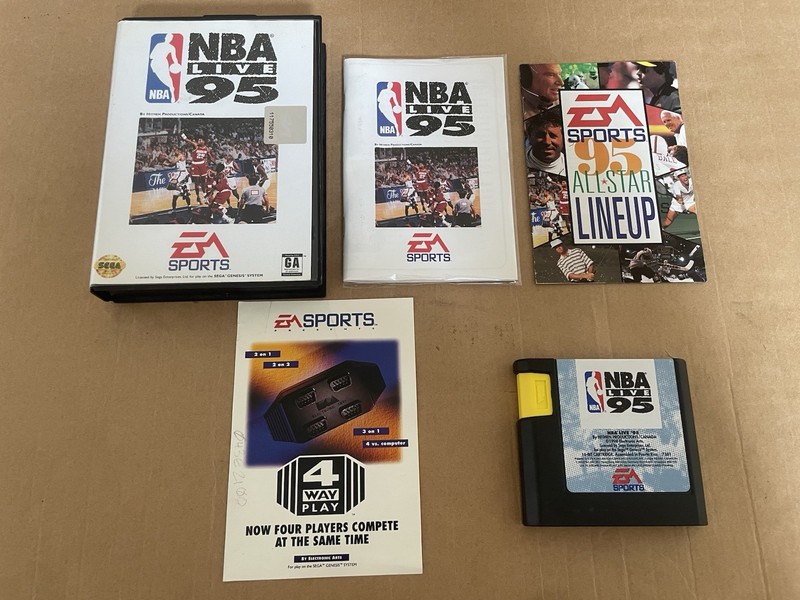 Sega Mega Drive NBA Live 95 CIB With Extras Fast Despatch Next Day Region Free
